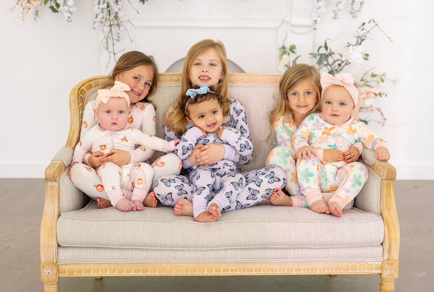 Purple Butterflies Zippy | Convertible Bamboo Zip-Up Romper PJ 🦋💜