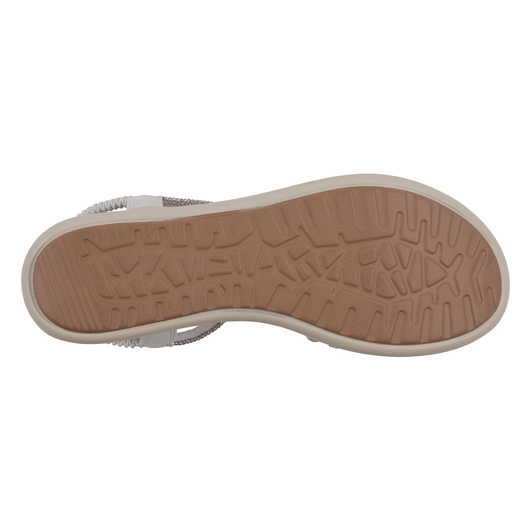 Women's Emory Silver Embellished Wedge Sandals