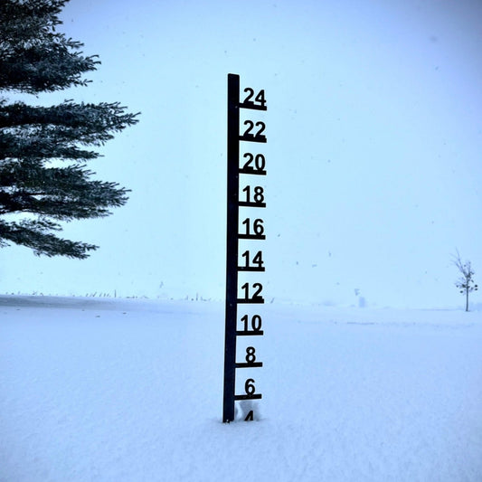 Simple Steel Snow Gauge - Multiple Sizes