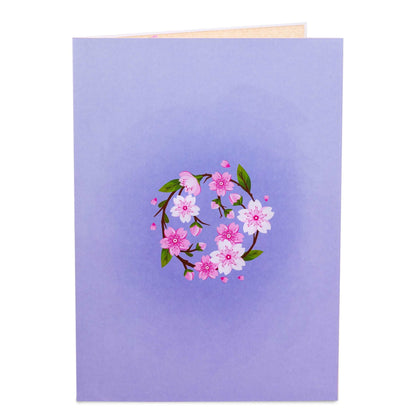 HugePop Cherry Blossom Pop Up Flower Bouquet with Detachable Flowers