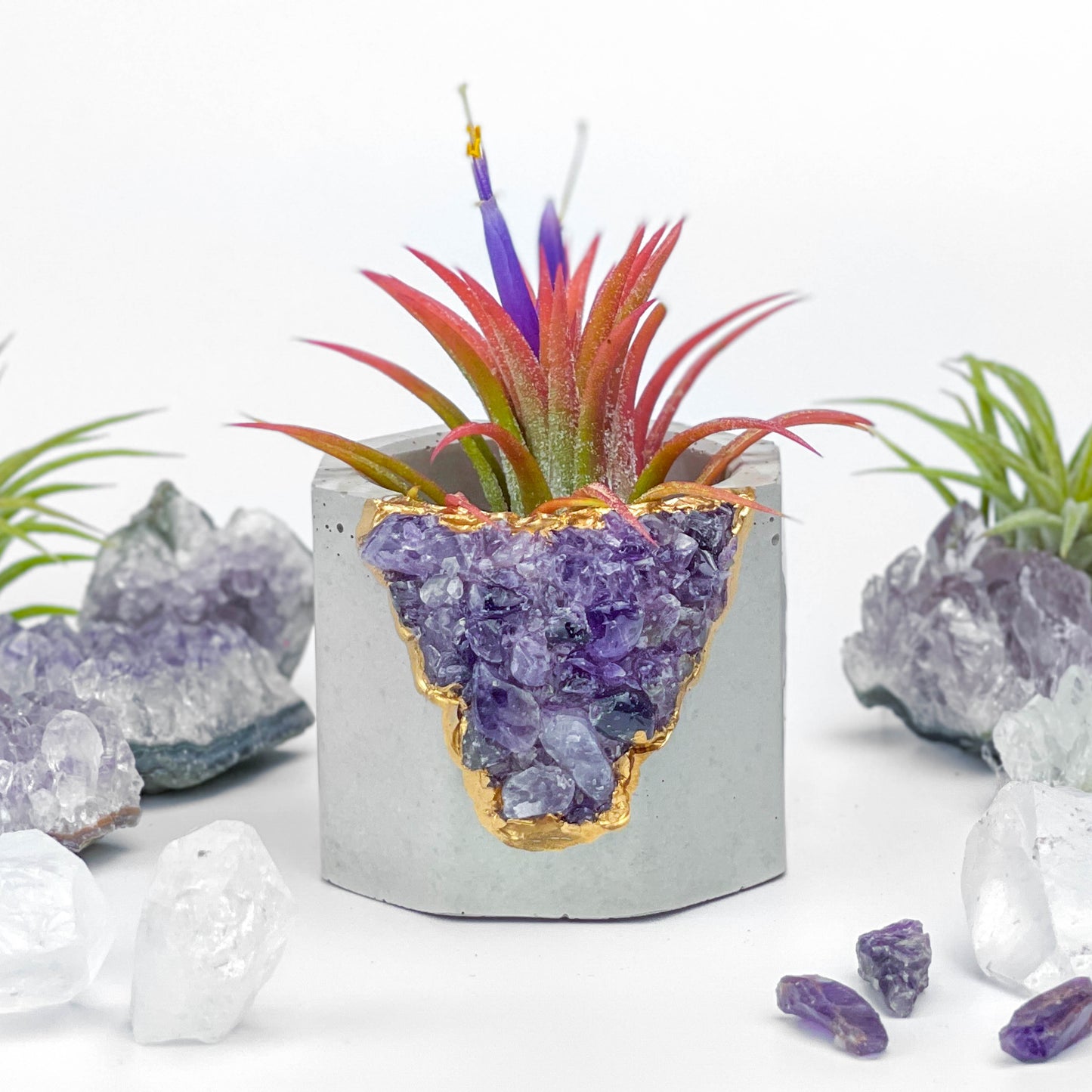 AMETHYST GEODE PLANTER