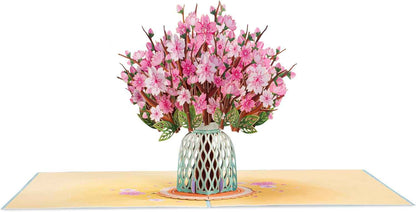 Cherry Blossom Oversized Pop Up Card with Keepsake