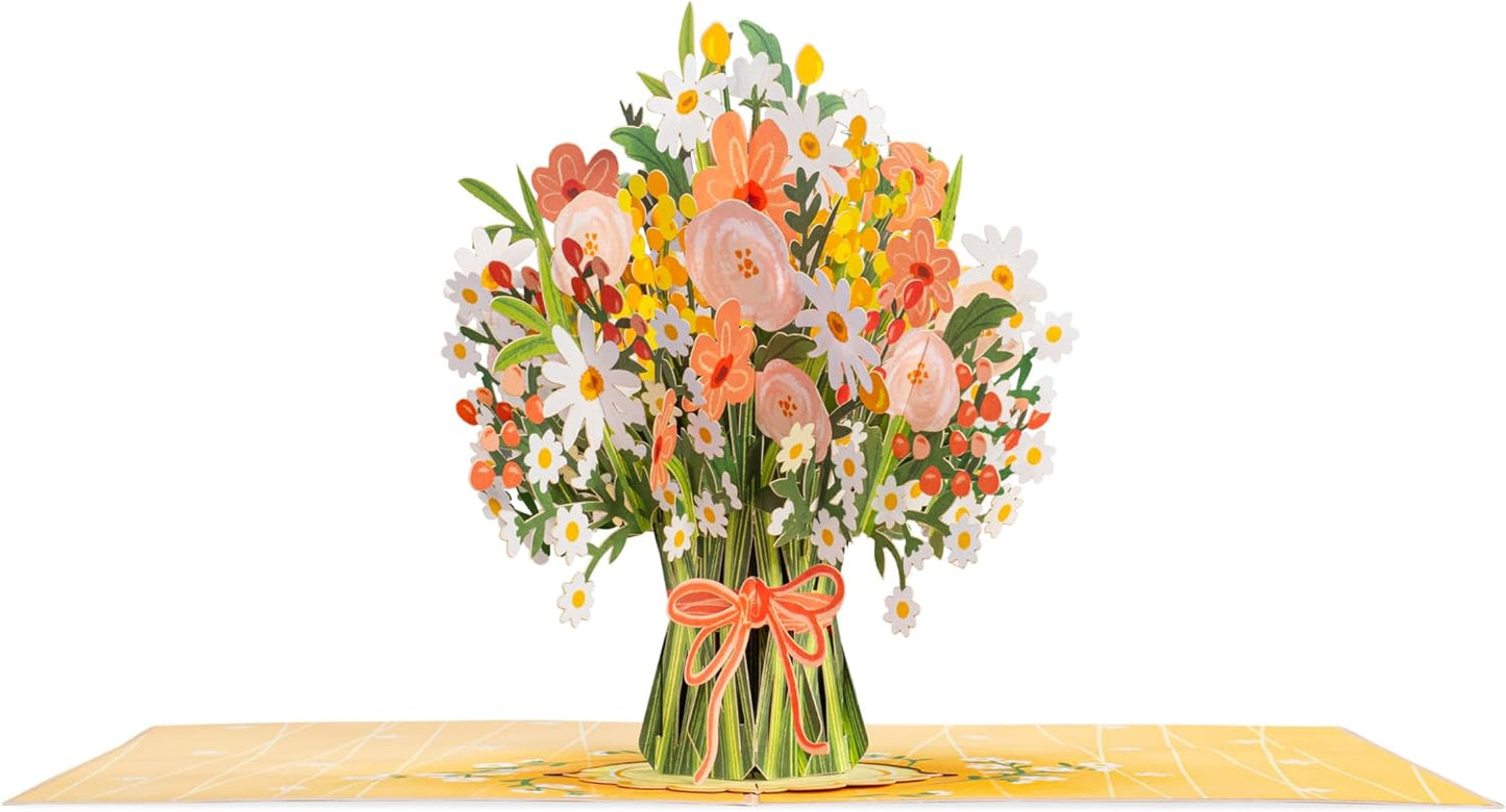 Daisy Delight Oversized Pop Up Card with Keepsake