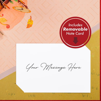 Fall Lamppost Pop Up Card