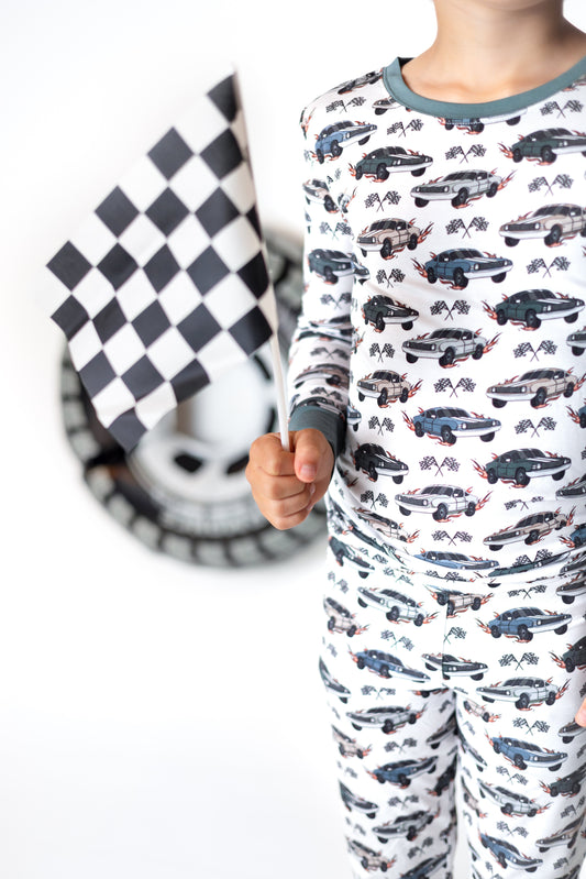 Blazin' Cars | Two Piece Pajama Set
