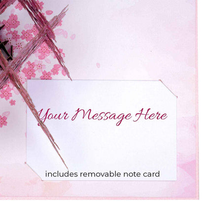 Cherry Blossom Pop Up Card
