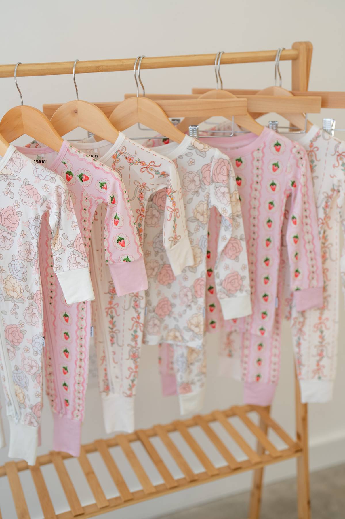 Strawberry Stripe | Convertible Zippy Romper