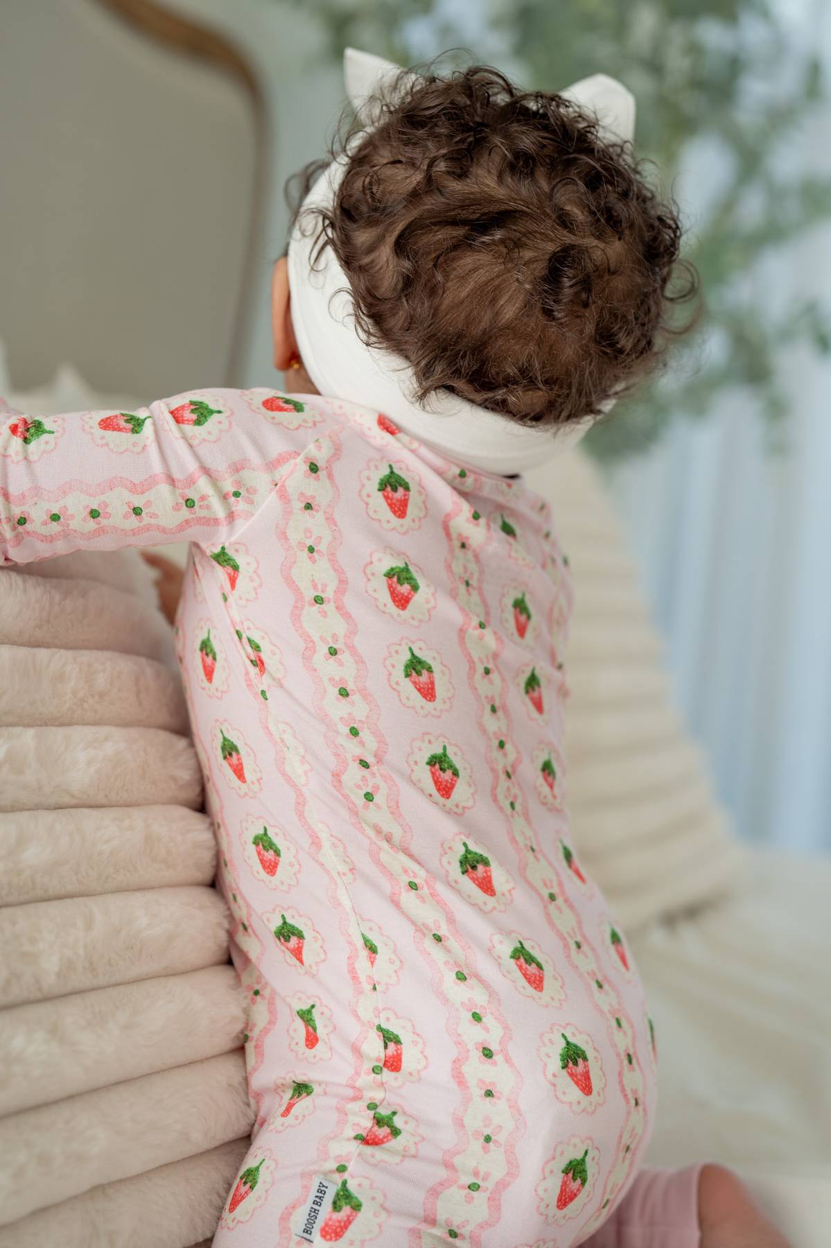 Strawberry Stripe | Convertible Zippy Romper