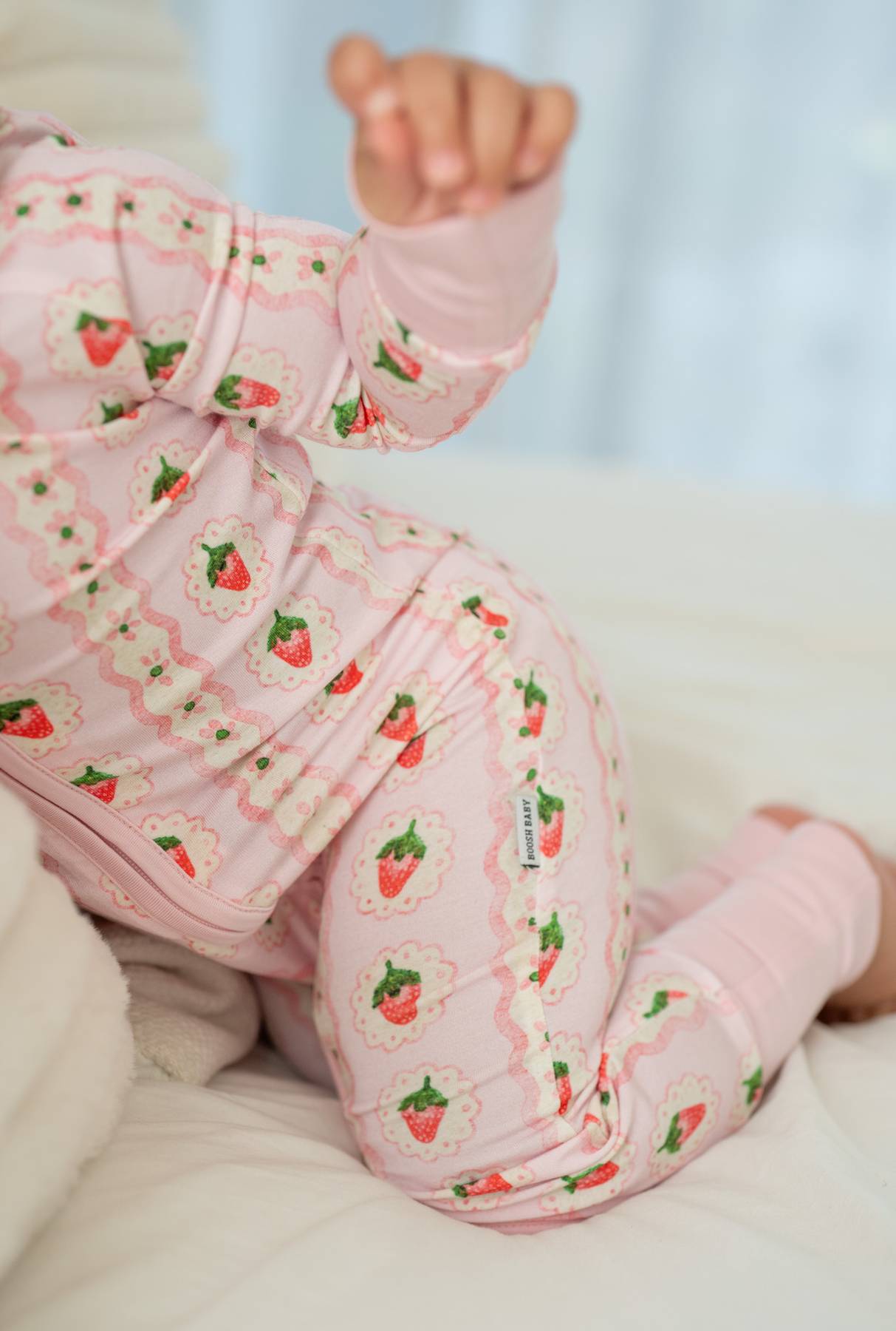 Strawberry Stripe | Convertible Zippy Romper