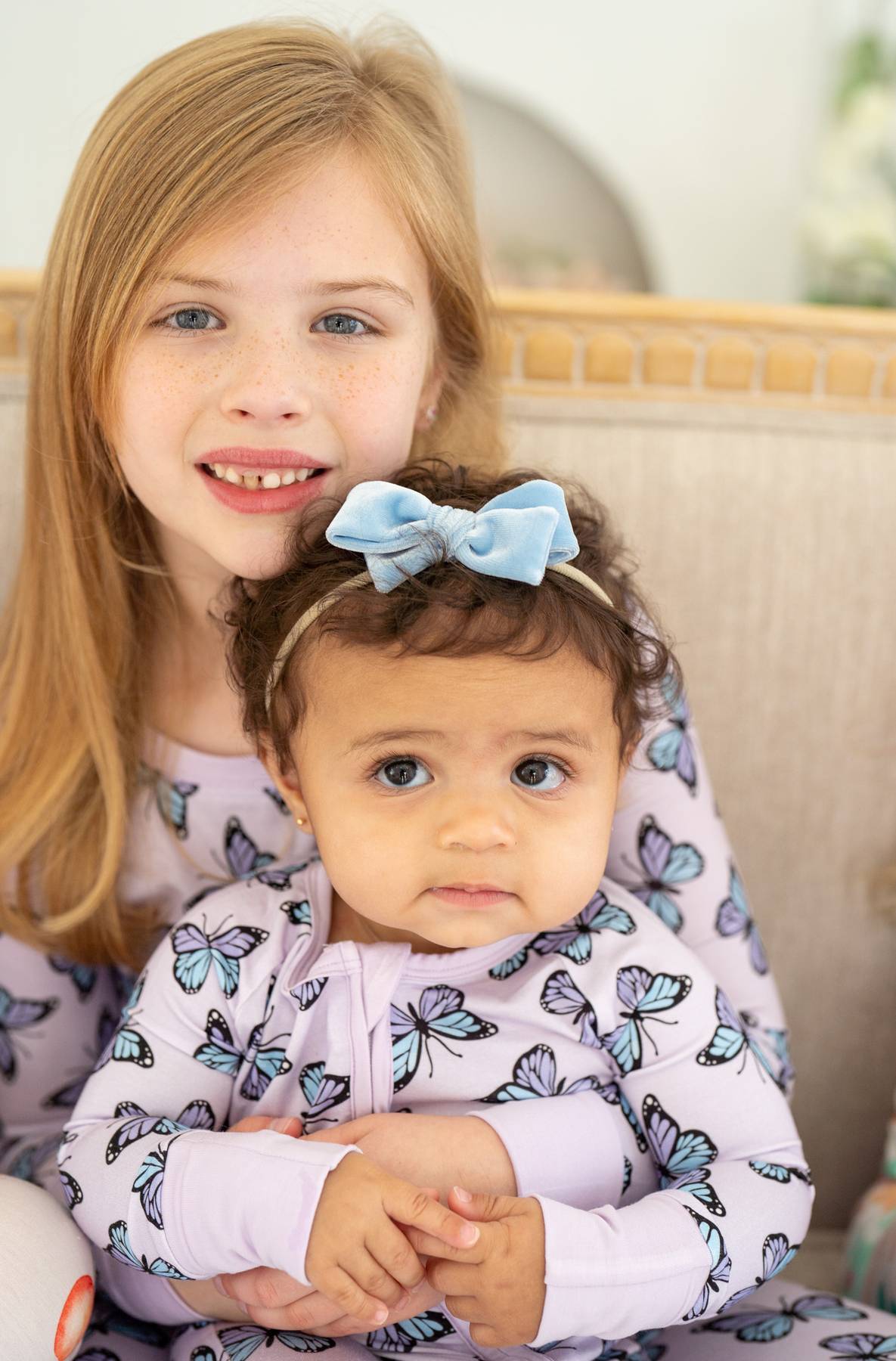 Purple Butterflies Zippy | Convertible Bamboo Zip-Up Romper PJ 🦋💜