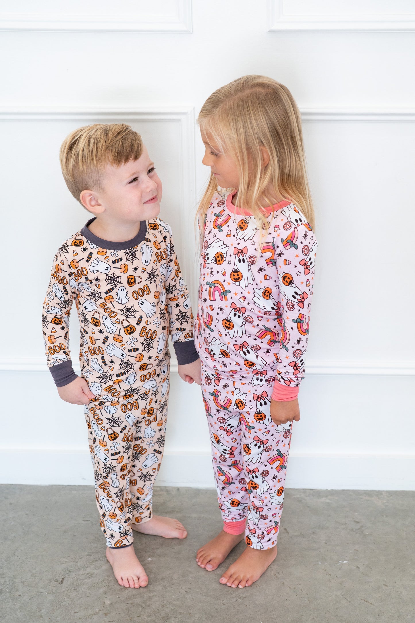 Spooky Sweet Ghosts | Two Piece Pajama Set