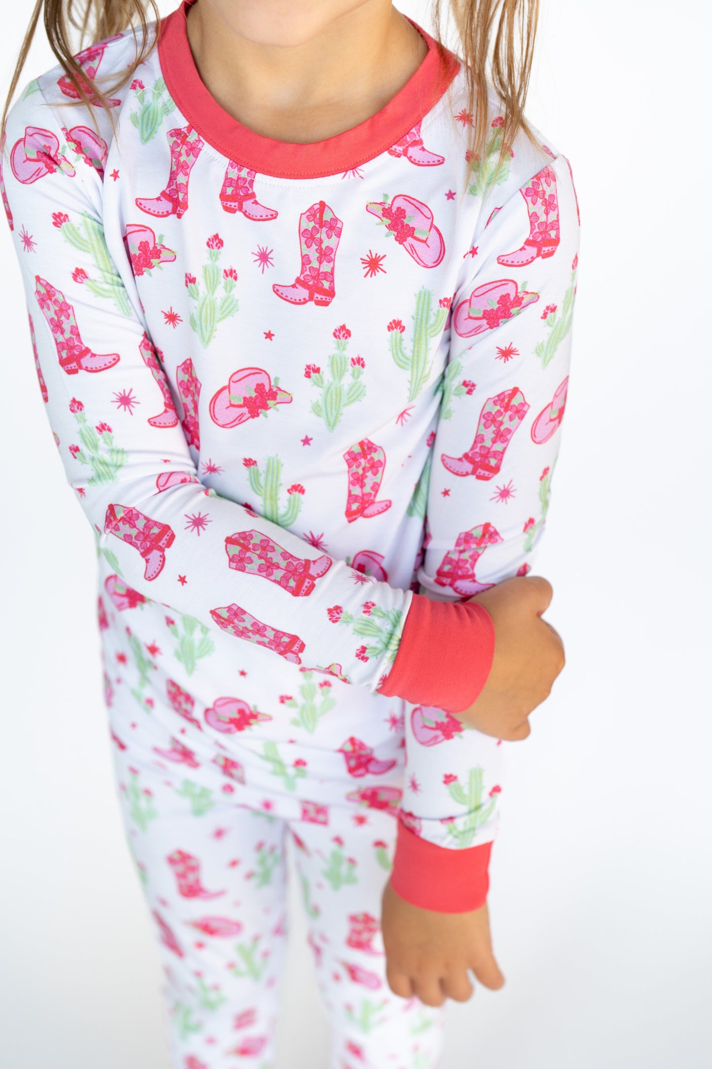 Pink Cactus Cowgirl | Two Piece Set