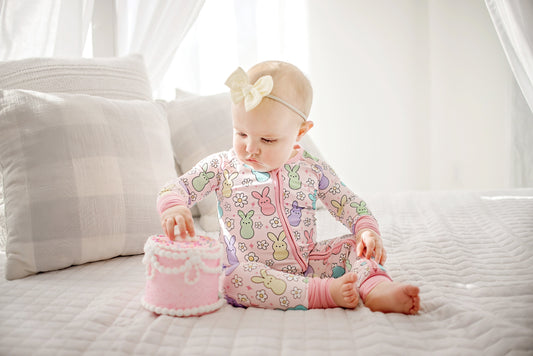 Easter Peeps | Bamboo Convertible Zippy Romper