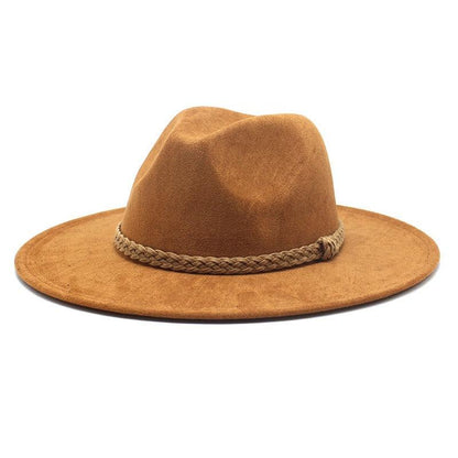 The Suede Knight Hat – Luxury Suede Fedora for Stylish Cowgirls, Western Fashion Hat