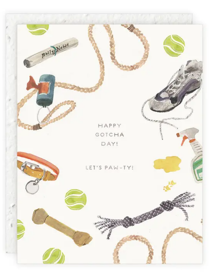 Gotcha Day - Love + Friendship - Seeded Card