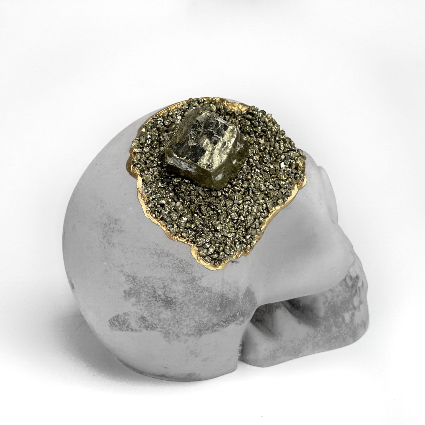 Pyrite Skull Head
