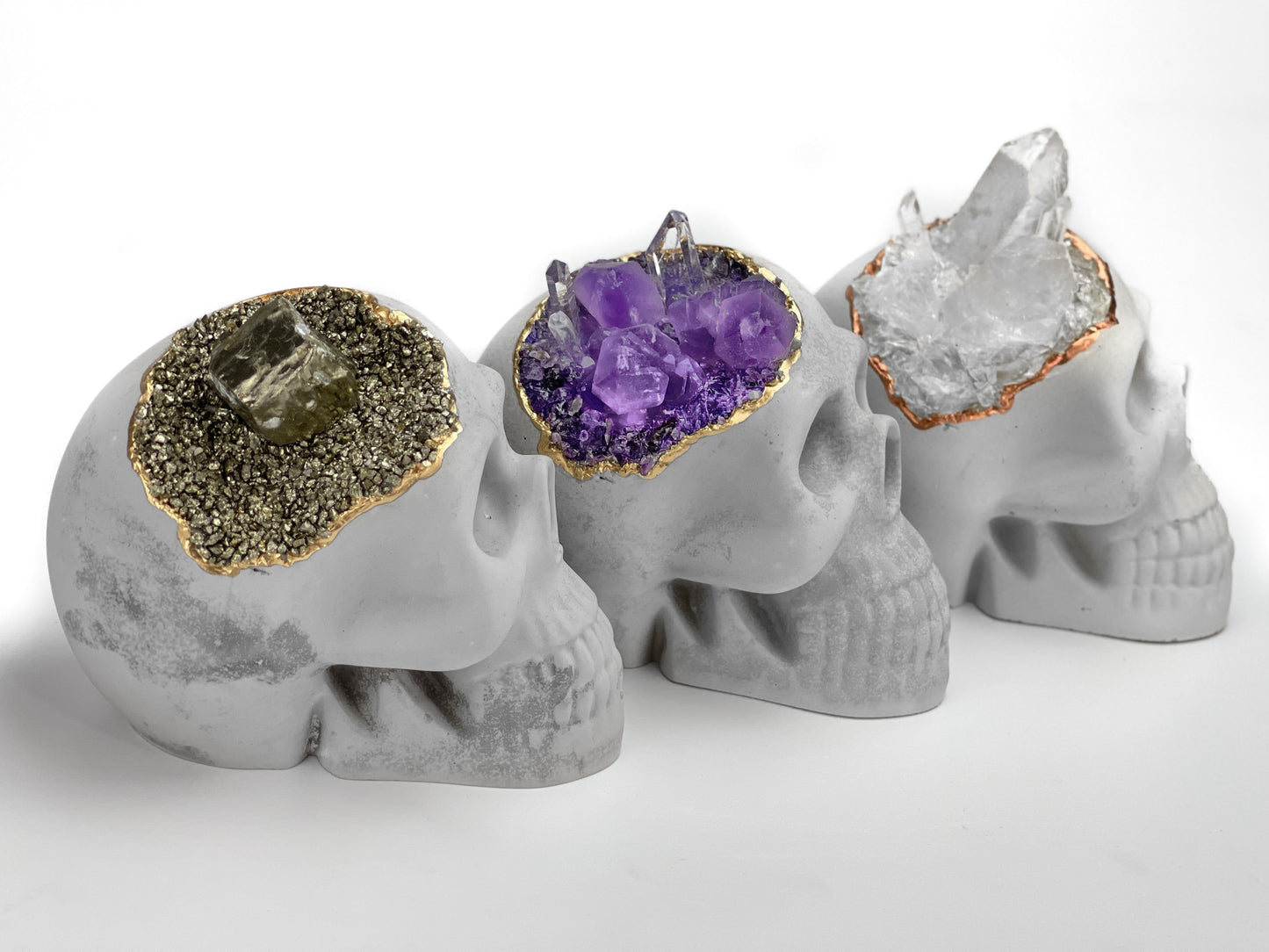 Clear Quartz Skull Head
