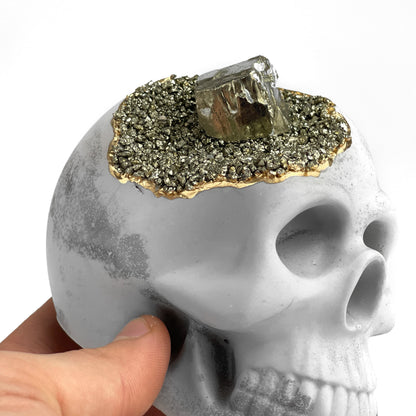 Pyrite Skull Head