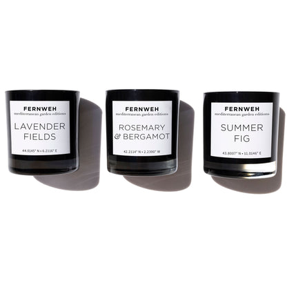 Mediterranean Garden: Sun-Drenched Wanderings Candle Gift Set