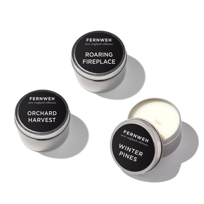 Roaring Fireplace Scented Soy Candle