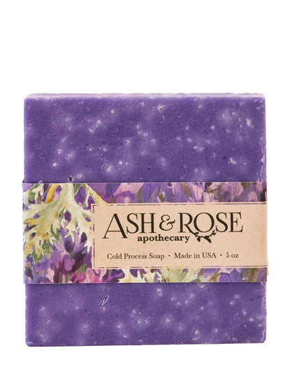 Lavender Oak Moss Soap Scrub Bar