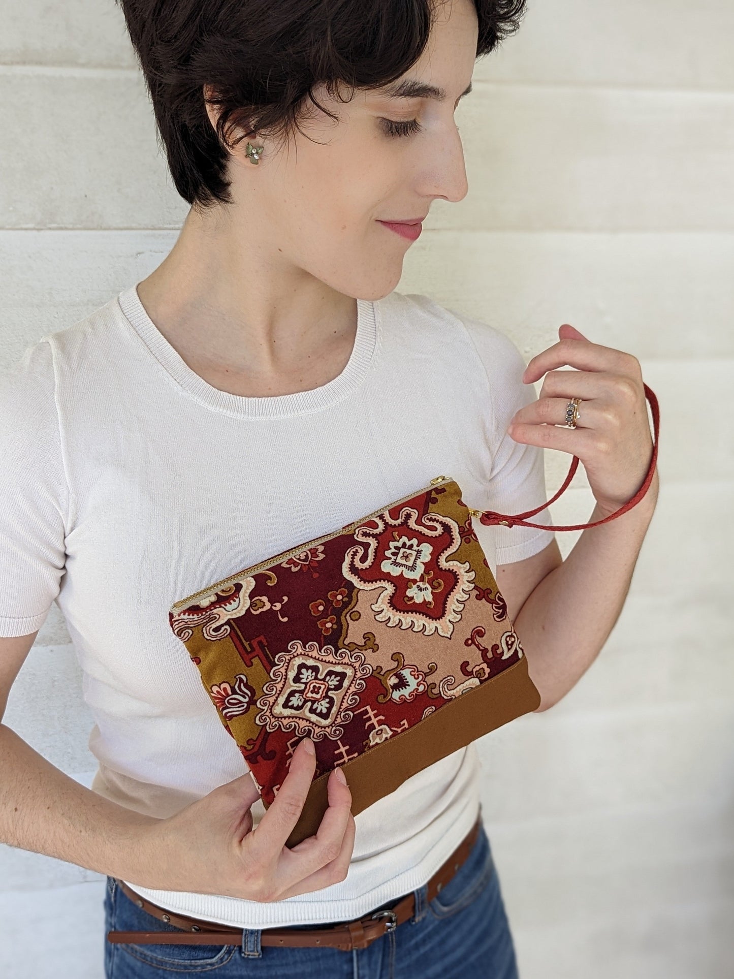 Boho Velvet Purse