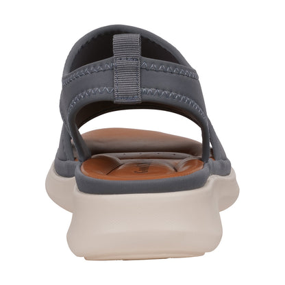 Women's Romy Grey Stretch Lycra Wedge Sandals