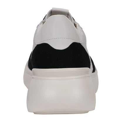 Women's Stefani Black Wedge Sneakers