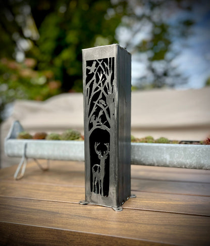 Buck Forest Solar Tube Light - Steel - Multiple Sizes