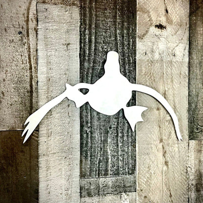 Metal Landing Duck w/ Feet Out | Wall Art