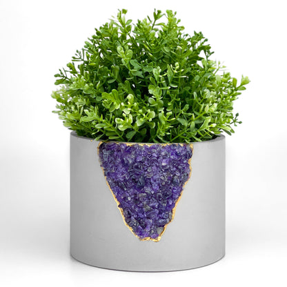 6 inch PLANTER AMETHYST