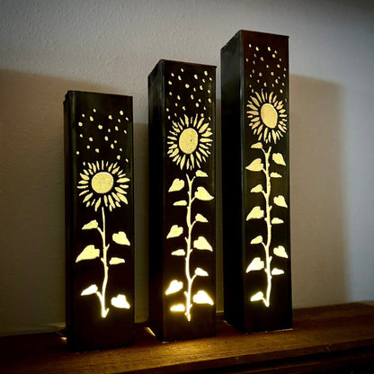Sunflowers Under the Stars Indoor Luminary | Multiple Sizes