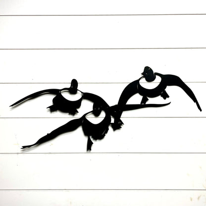 Steel Flock Canvasback Ducks | Wall Art