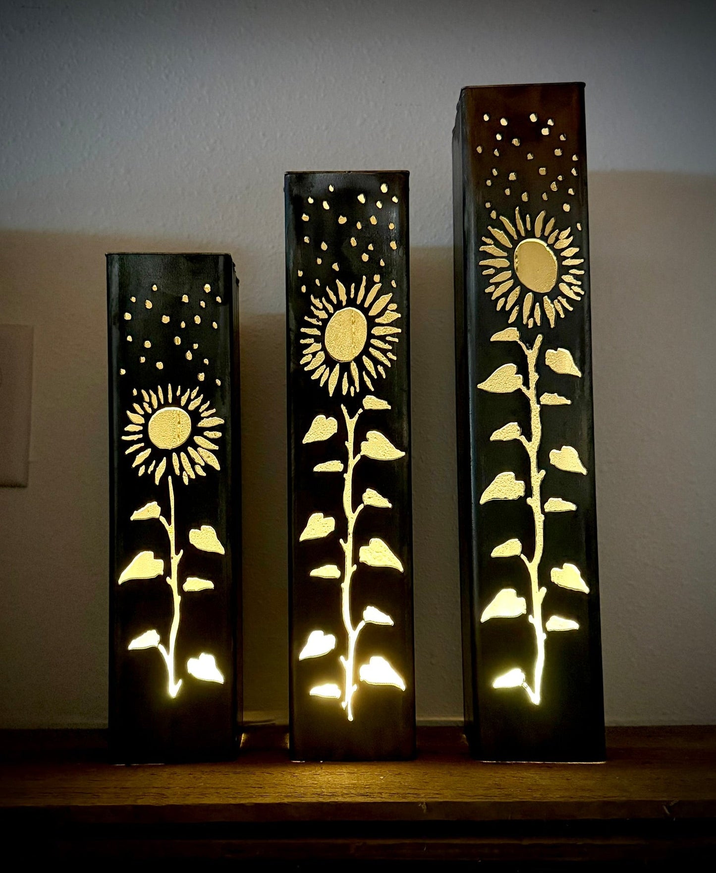 Sunflowers Under the Stars Indoor Luminary | Multiple Sizes
